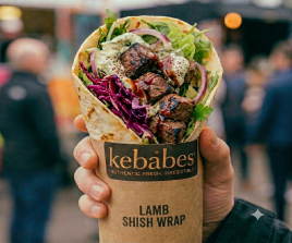Lamb Shish Wrap